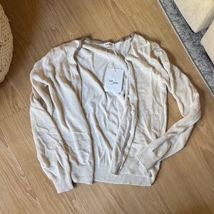 Djerf Avenue Cream Cardigan